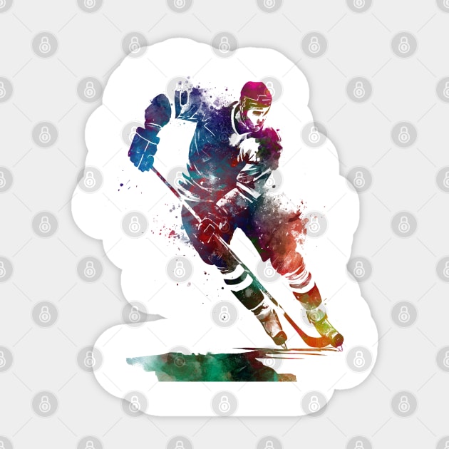 hockey player #hockey #sport Sticker by JBJart